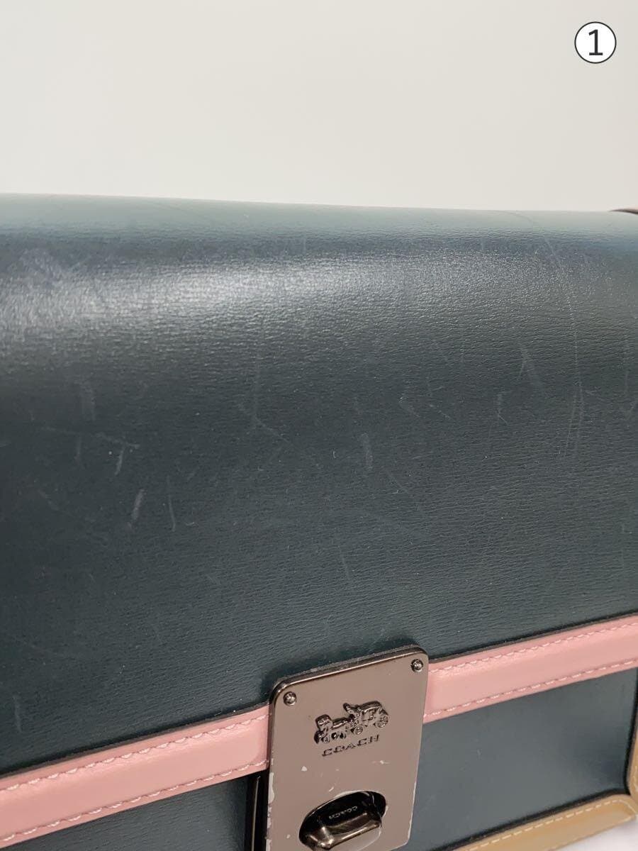 COACH Shoulder Bag Leather Multicolor 89070 7