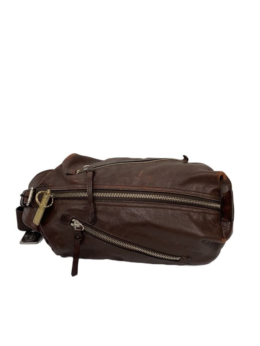 COACH Shoulder Bag Leather BRW F70360 Thompson Body Bag