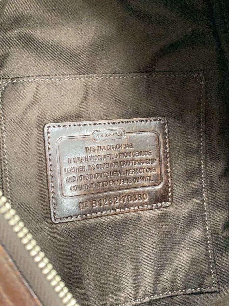 COACH Shoulder Bag Leather BRW F70360 Thompson Body Bag 4