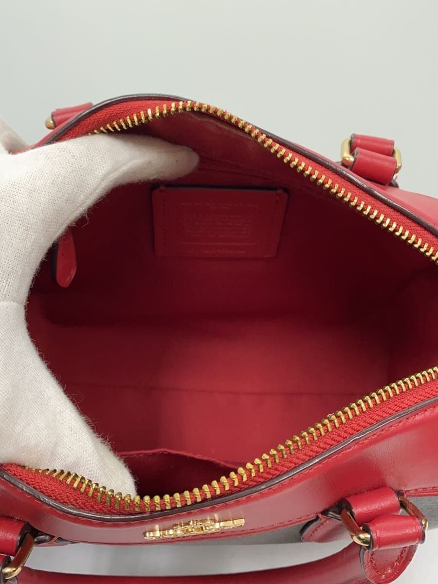 COACH Shoulder Bag RED F68100 6