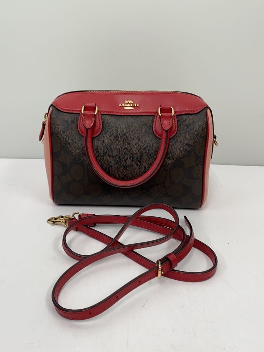 COACH Shoulder Bag RED F68100 7