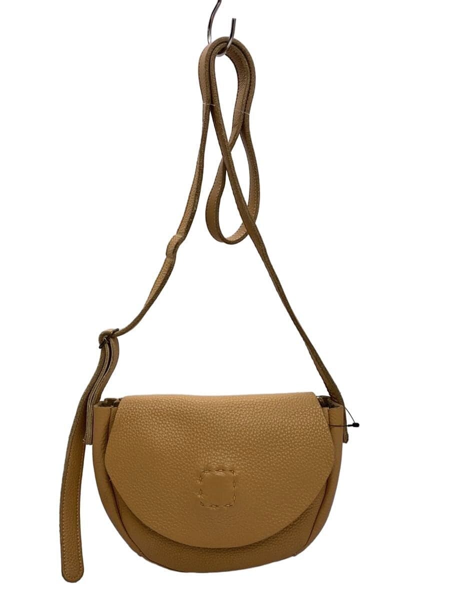 Kanmi. Shoulder Bag Leather CML Solid
