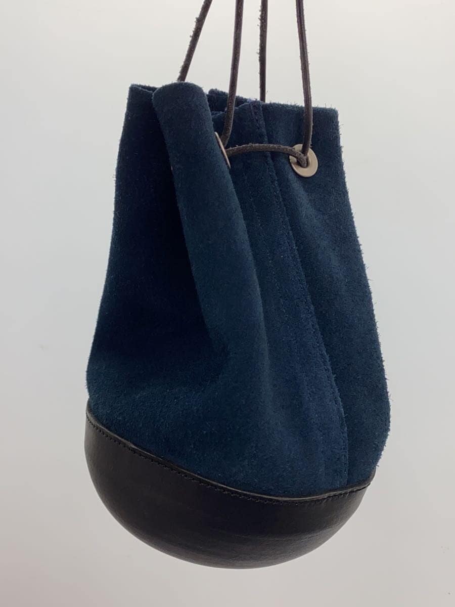 Butler Verner Sails Shoulder Bag Cowhide NVY JA-2685-33 2