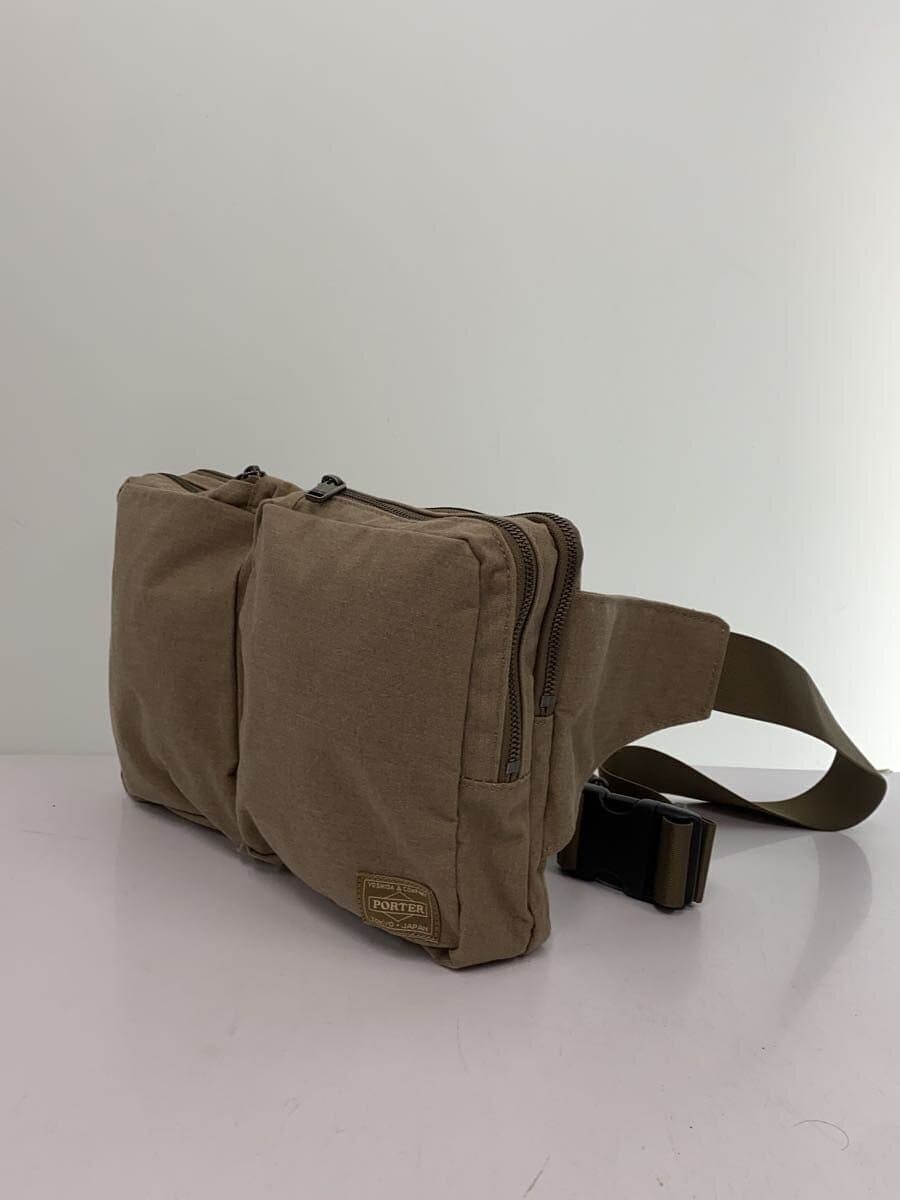 PORTER Waist Bag Cotton KHK 577-08536 KEEPER WAIST BAG 2