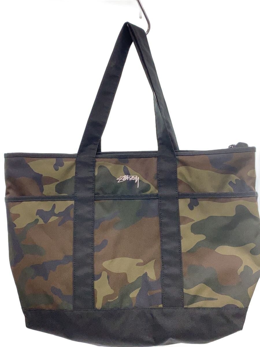 STUSSY tote bag canvas KHK camouflage CORDURA