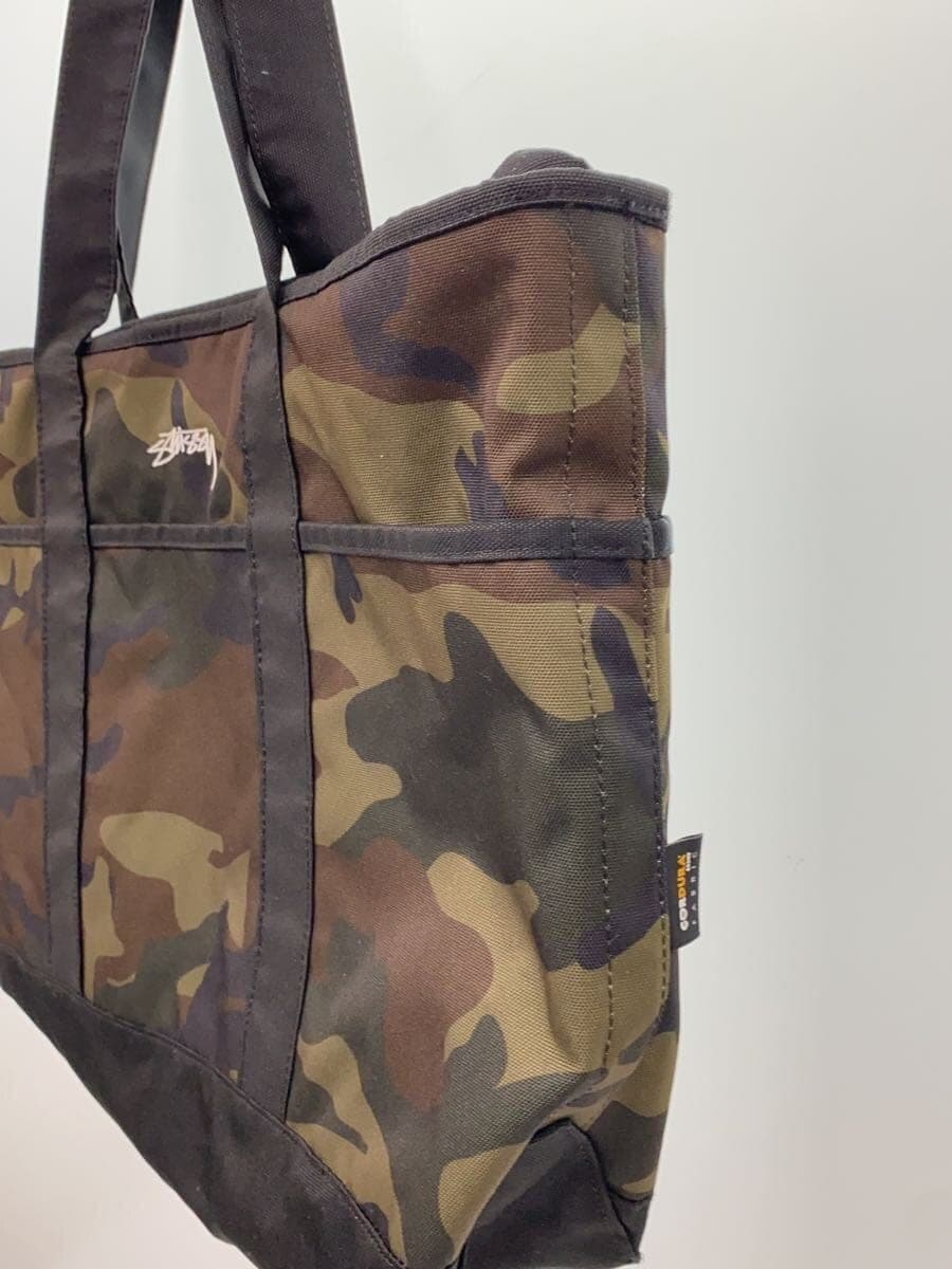 STUSSY tote bag canvas KHK camouflage CORDURA 2