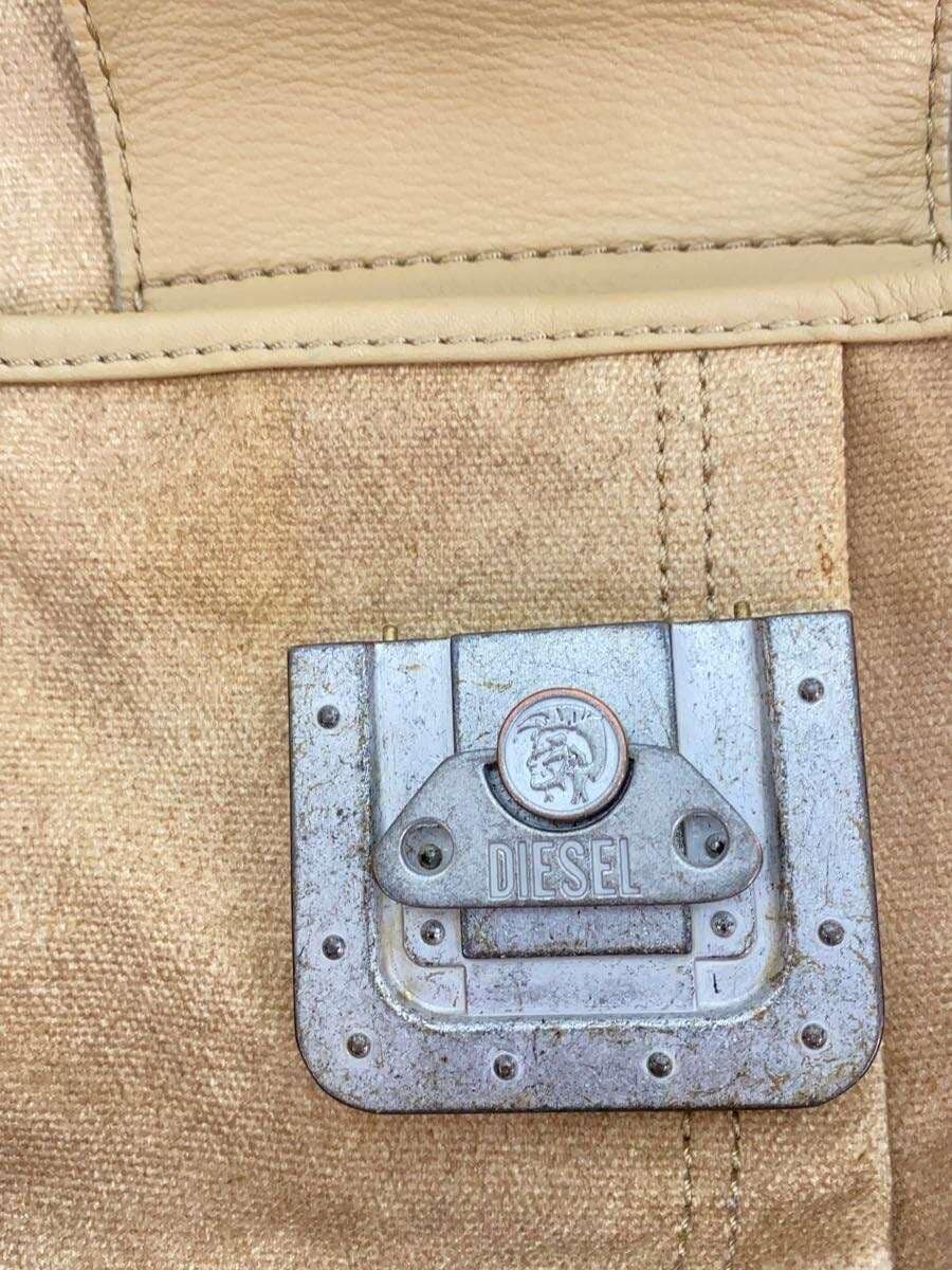 Diesel Fashion tote bag canvas CML 00s signs of use shoulder strap missing 5