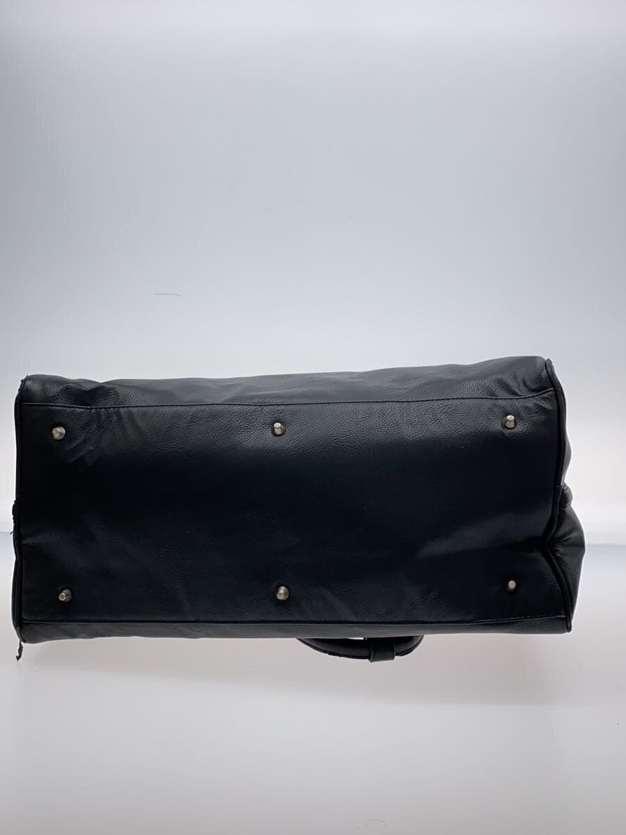 ZARA Boston Bag Leather BLK Solid 4