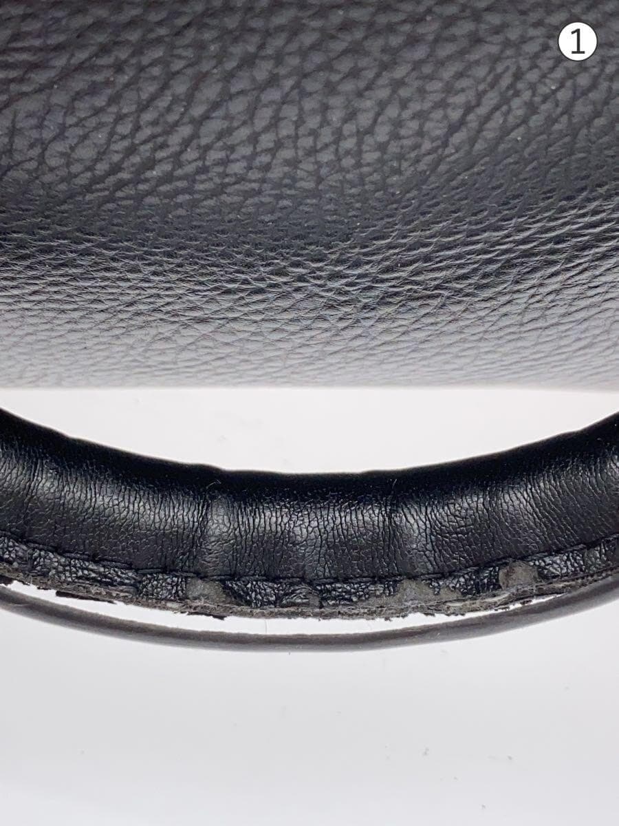 ZARA Boston Bag Leather BLK Solid 7