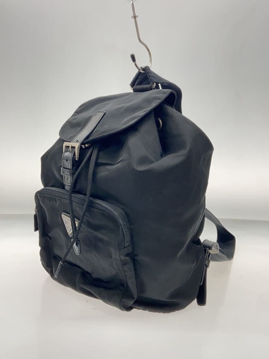 PRADA Backpack Nylon BLK 2