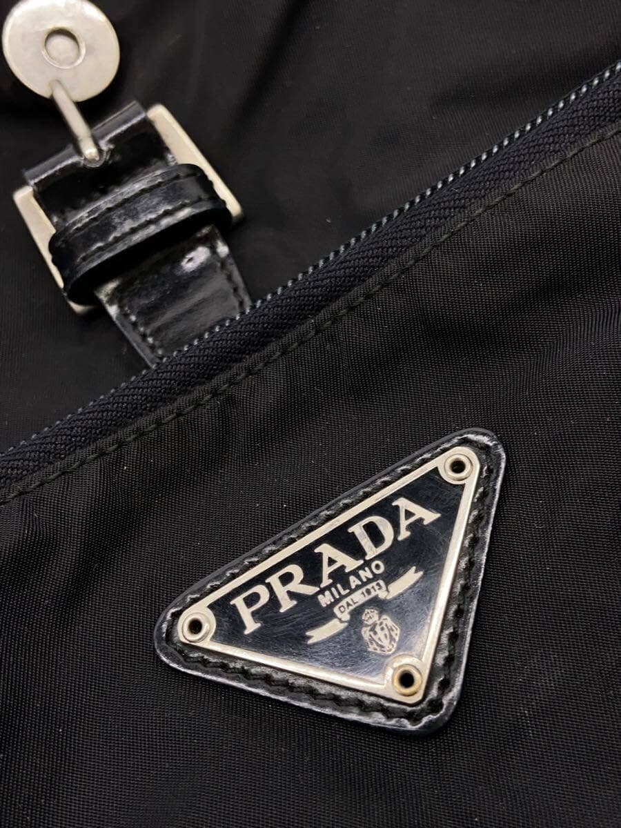 PRADA Backpack Nylon BLK 7