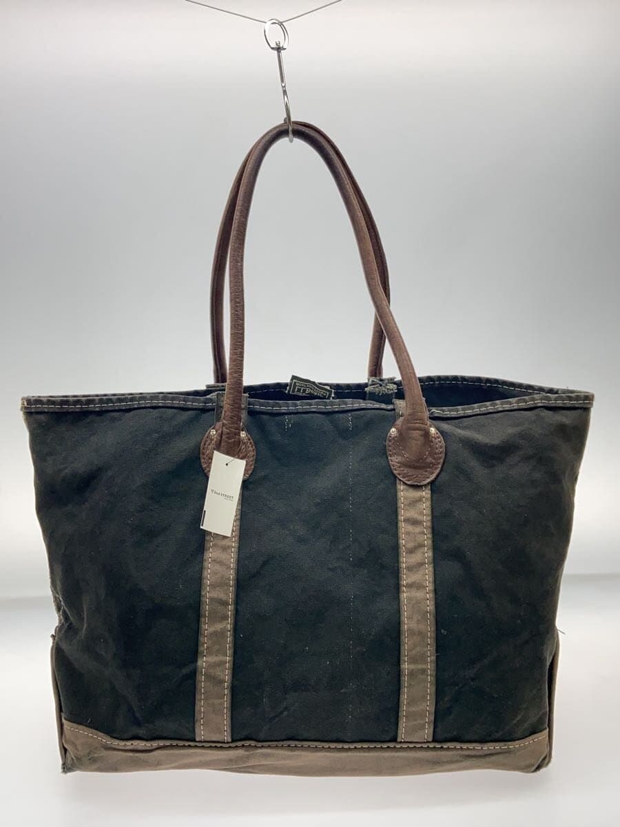 Other Brand ITS CRUST CLOTH Tote Bag Canvas BLK Solid 3