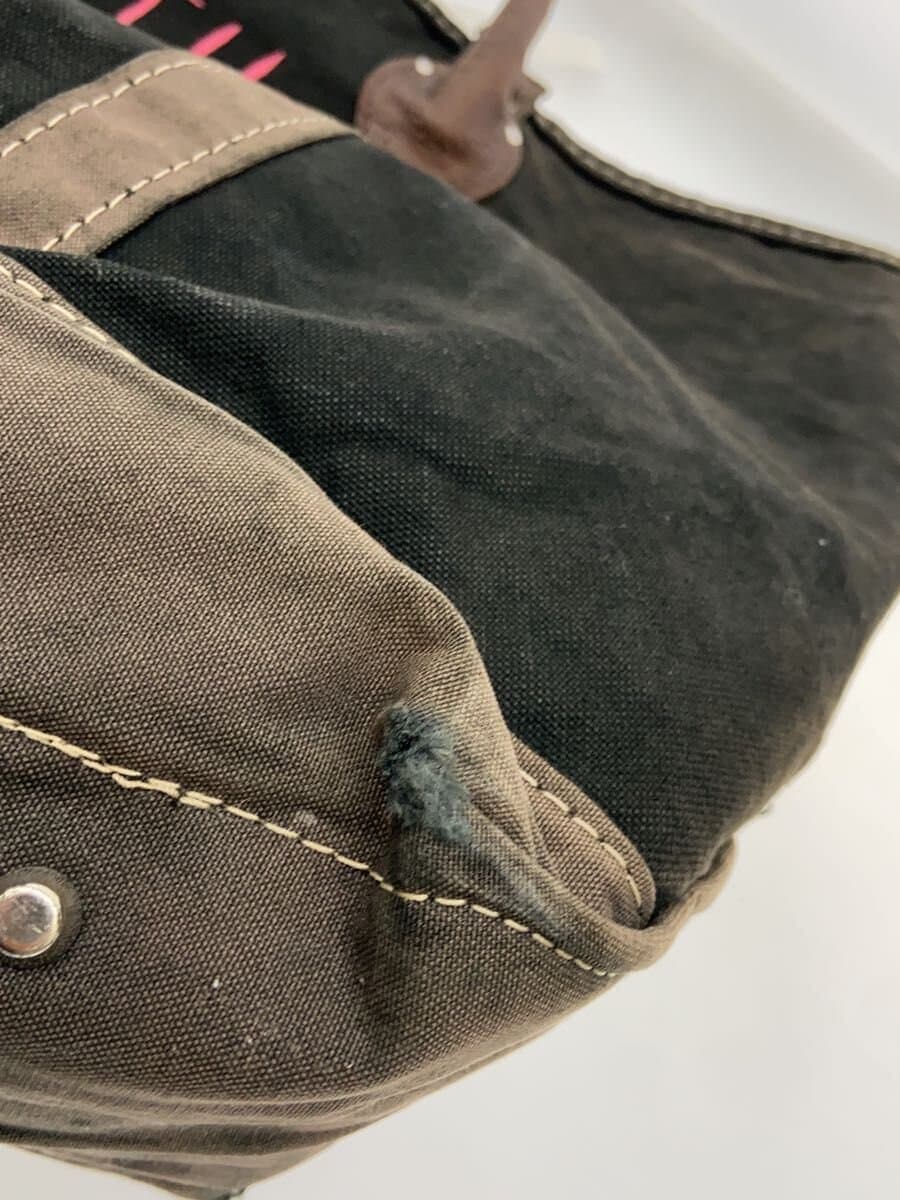 Other Brand ITS CRUST CLOTH Tote Bag Canvas BLK Solid 8