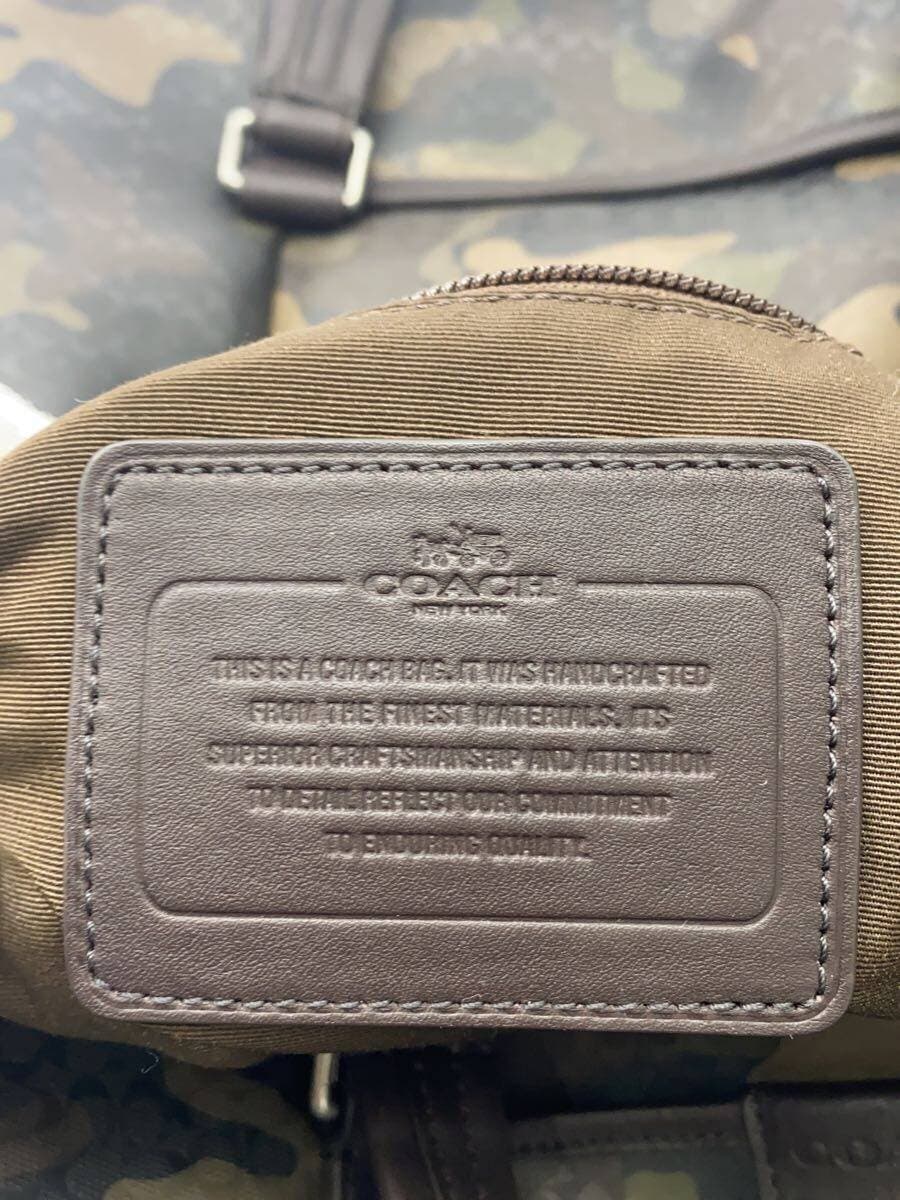 COACH Boston Bag KHK Camouflage F93230 5