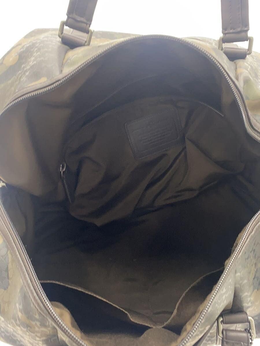 COACH Boston Bag KHK Camouflage F93230 6