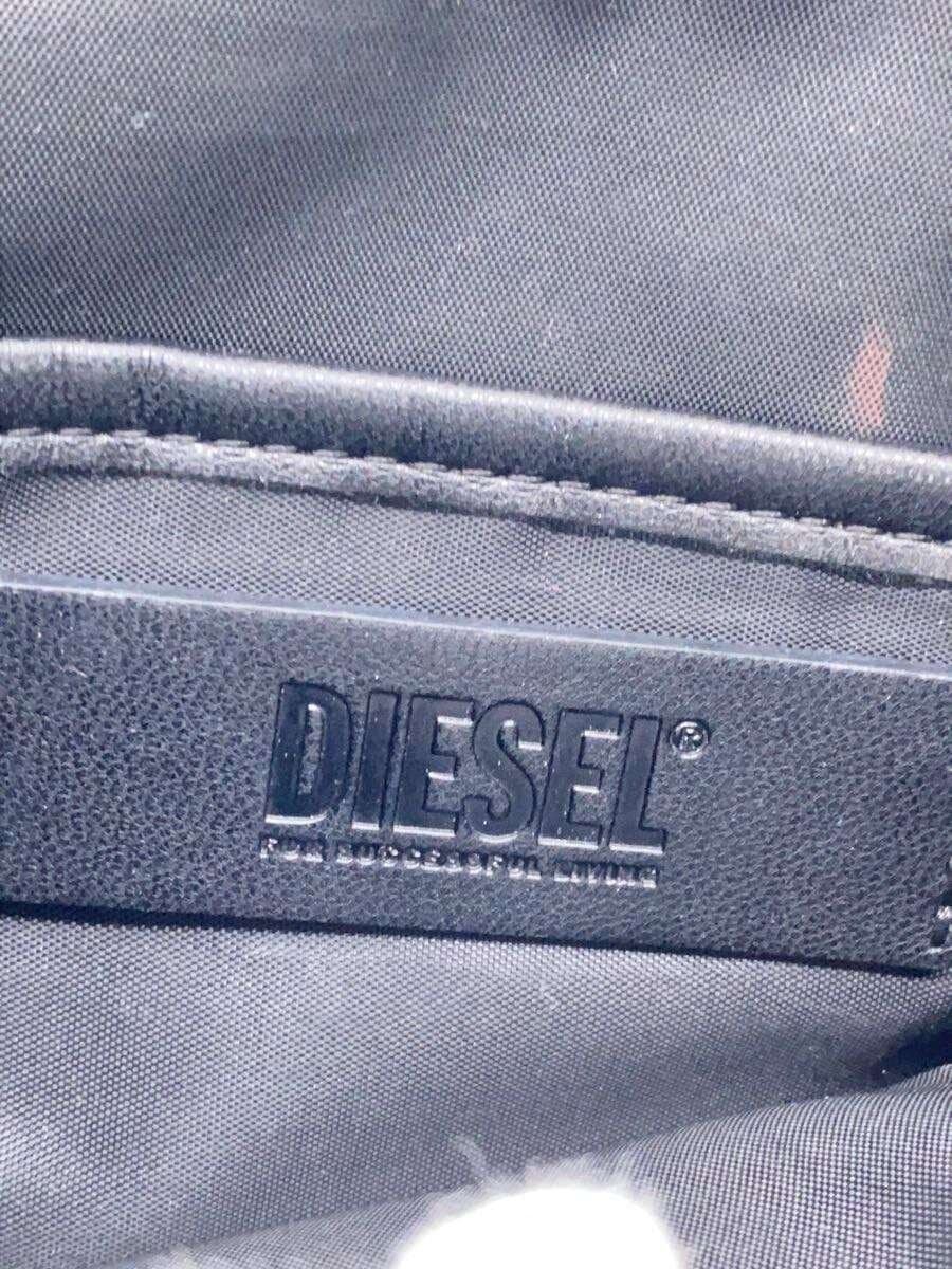 DIESEL Shoulder Bag Leather BLK X08353 P4445 5