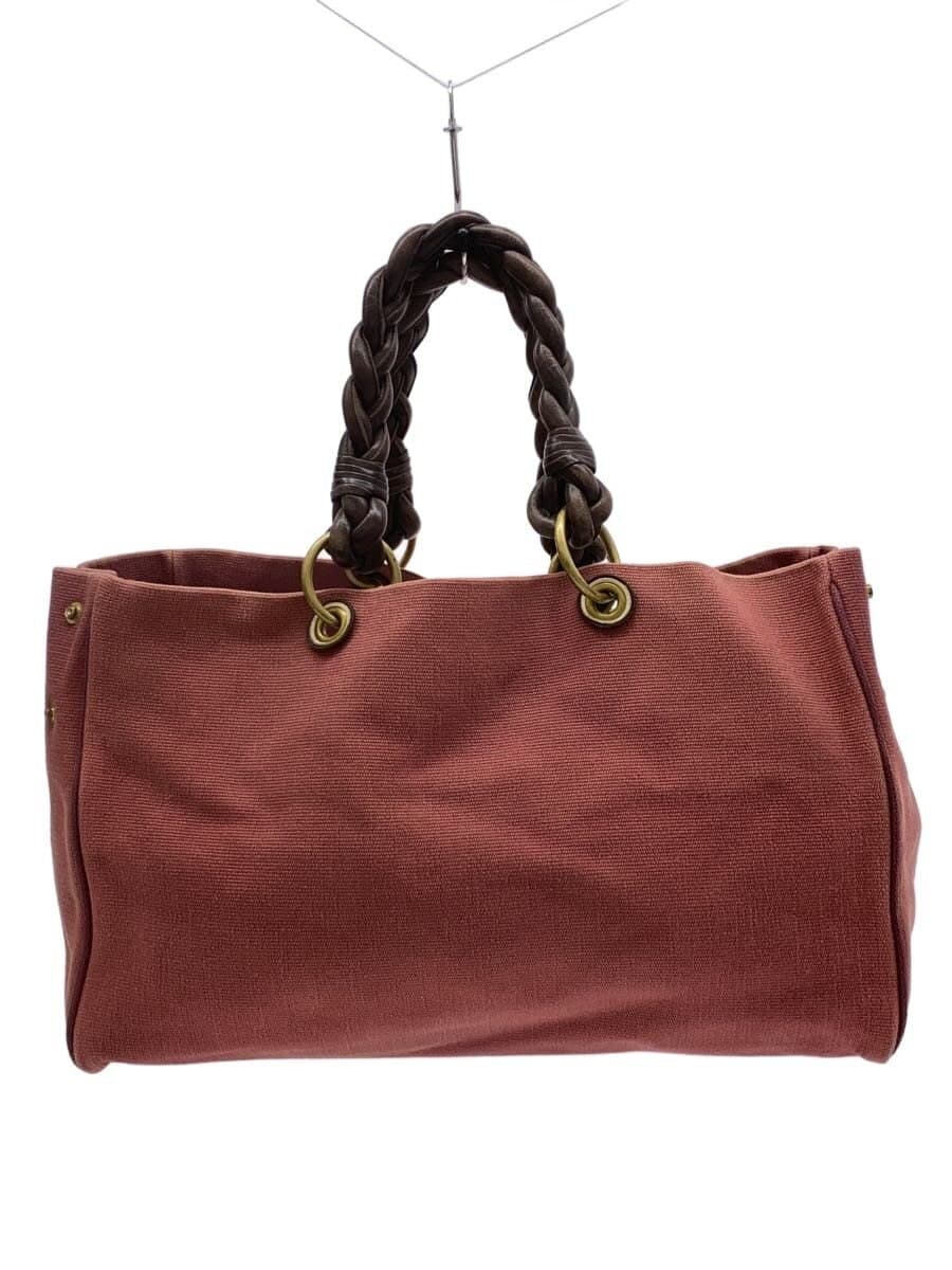 BOTTEGA VENETA Tote Bag Canvas Pink