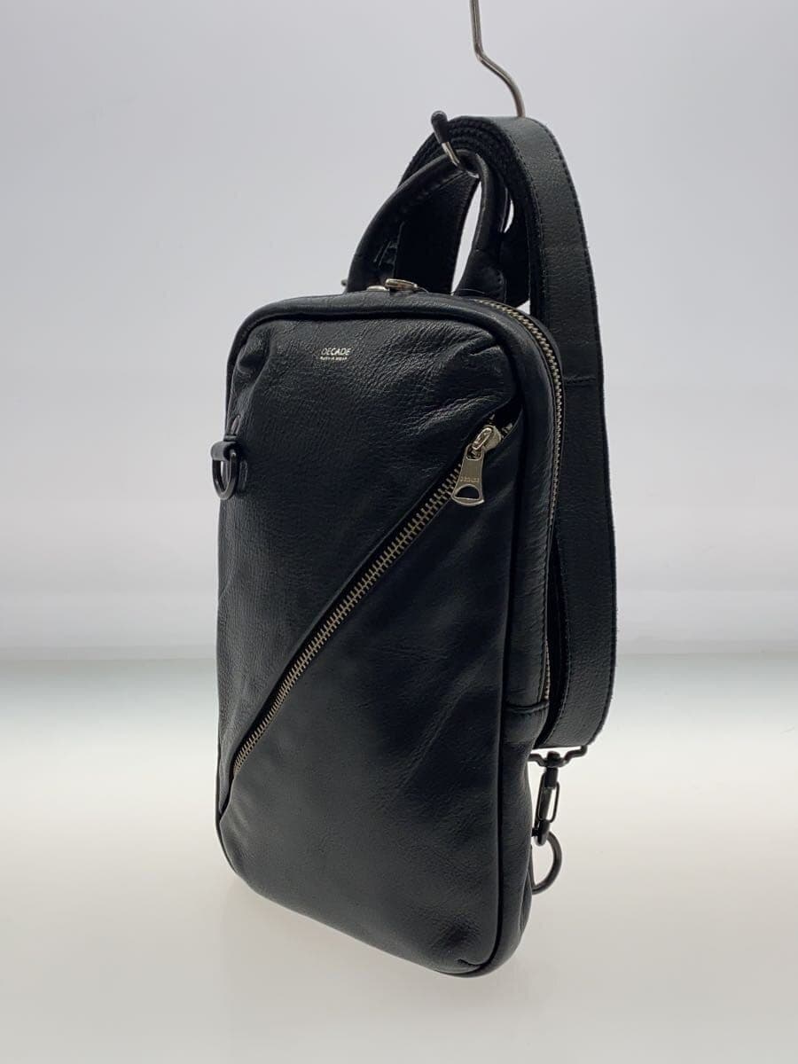 DECADE Shoulder Bag Leather BLK 2