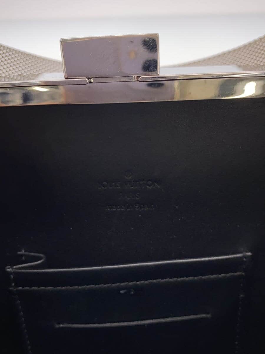 LOUIS VUITTON Ange GM_Damier Vernis Patent Leather BLK All Over Pattern 5