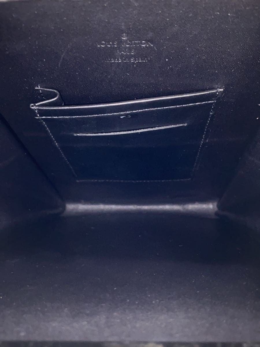 LOUIS VUITTON Ange GM_Damier Vernis Patent Leather BLK All Over Pattern 6