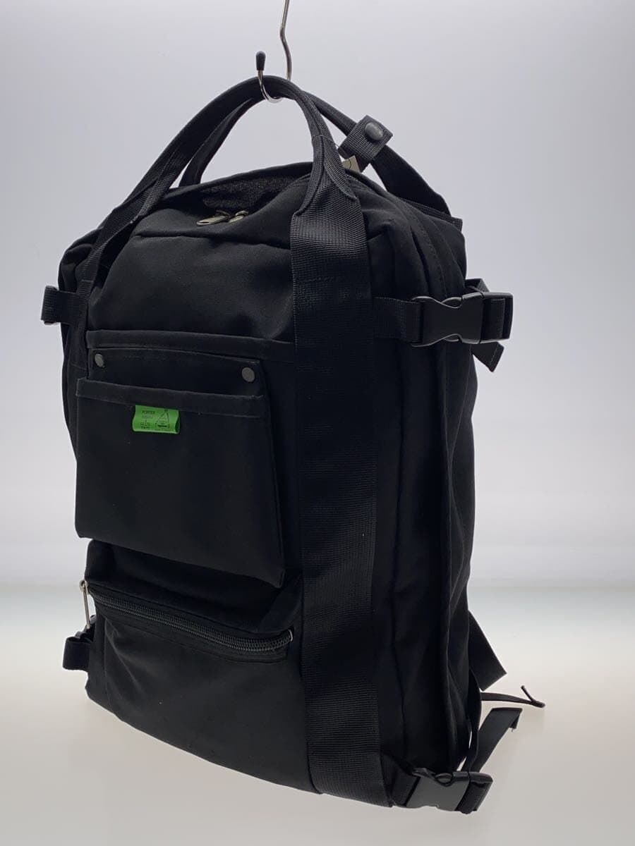 PORTER Backpack Canvas BLK 2
