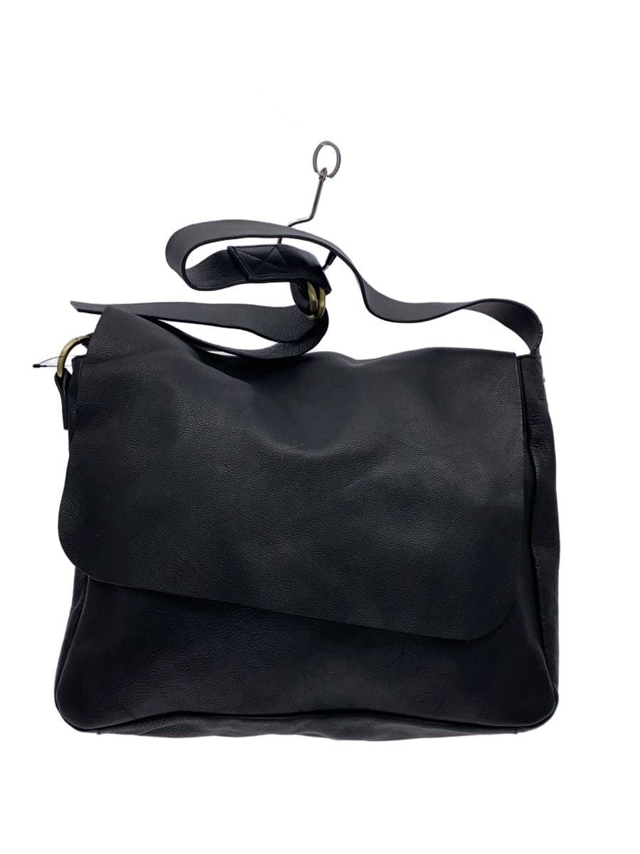 Other Brand library Shoulder Bag Leather BLK Solid