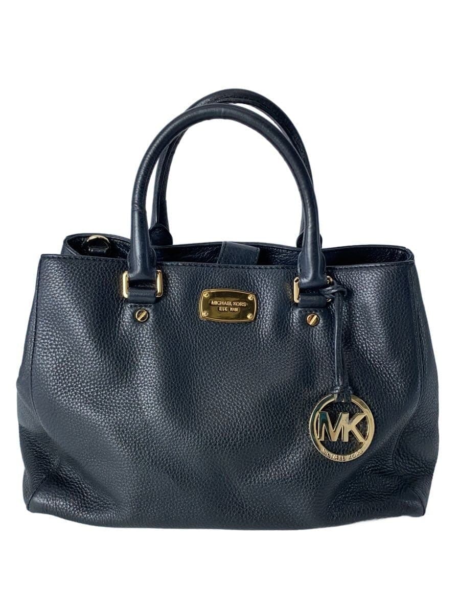 MICHAEL KORS Shoulder Bag Leather BLK 35H3GBFT2L