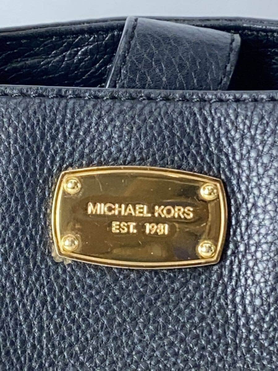 MICHAEL KORS Shoulder Bag Leather BLK 35H3GBFT2L 5