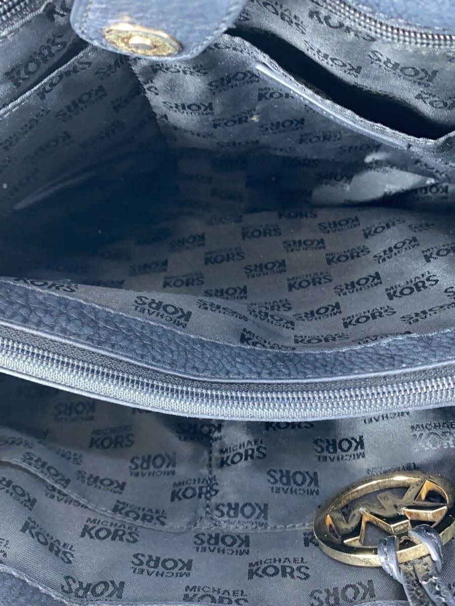 MICHAEL KORS Shoulder Bag Leather BLK 35H3GBFT2L 6