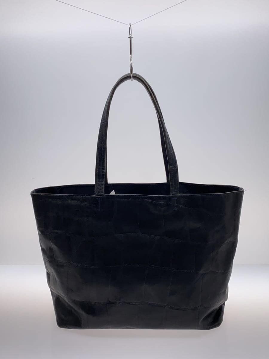 aniary Tote Bag Leather BLK Solid 3