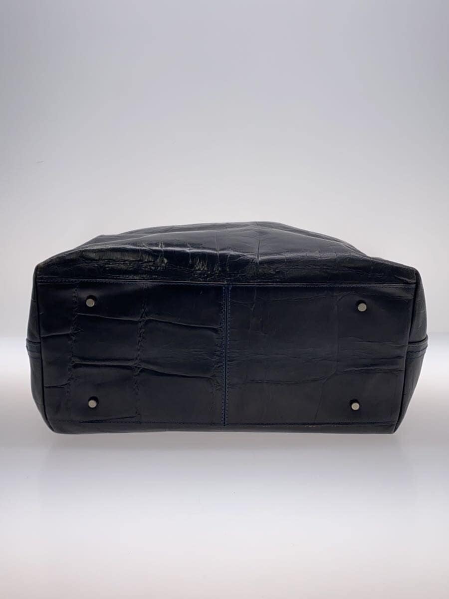 aniary Tote Bag Leather BLK Solid 4