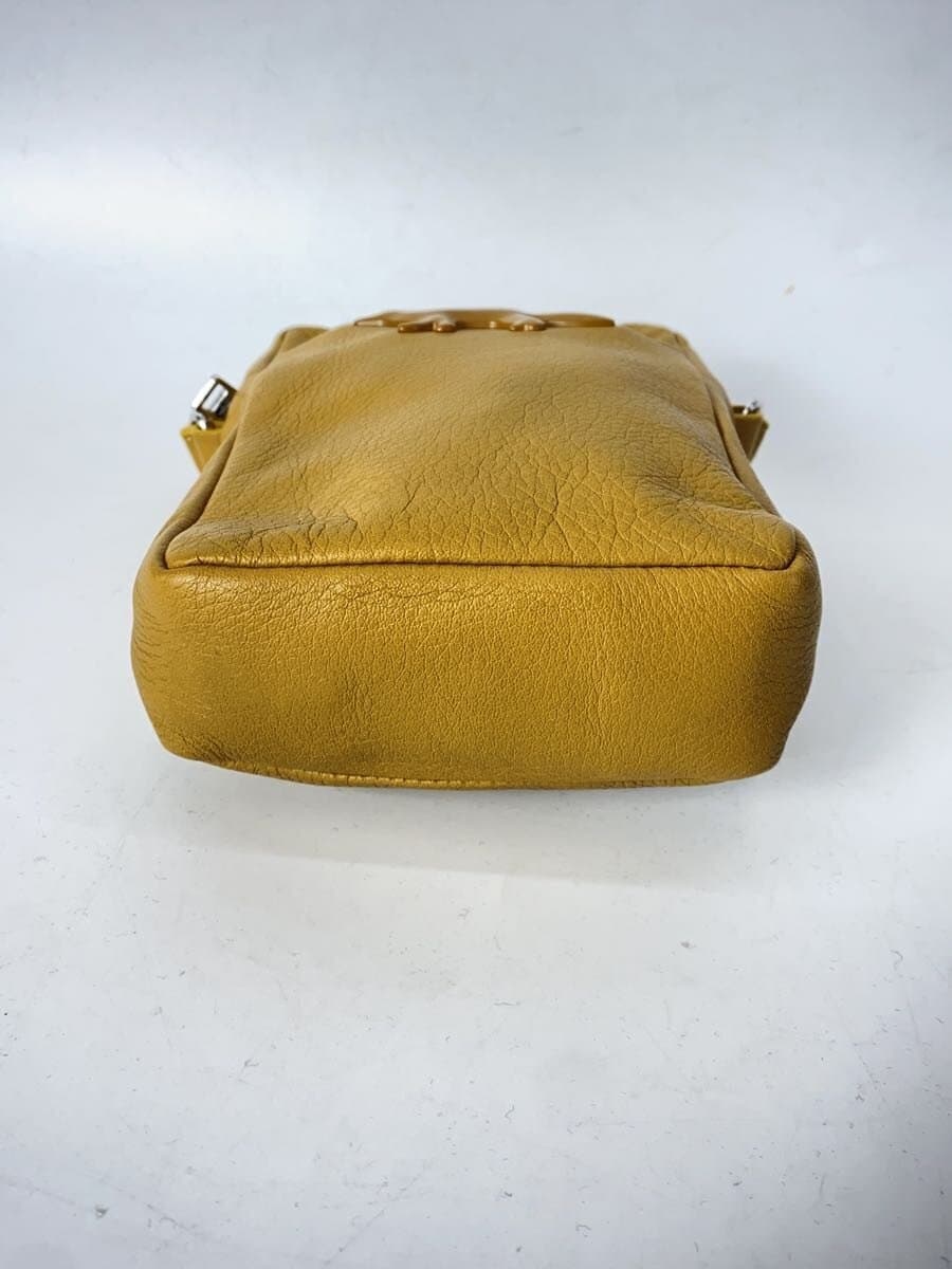 MAISON KITSUNE Shoulder Bag Leather YLW 4