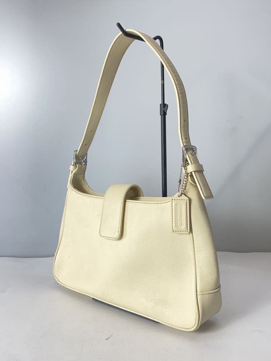 COACH handbag leather CRM plain J0S-7789 2