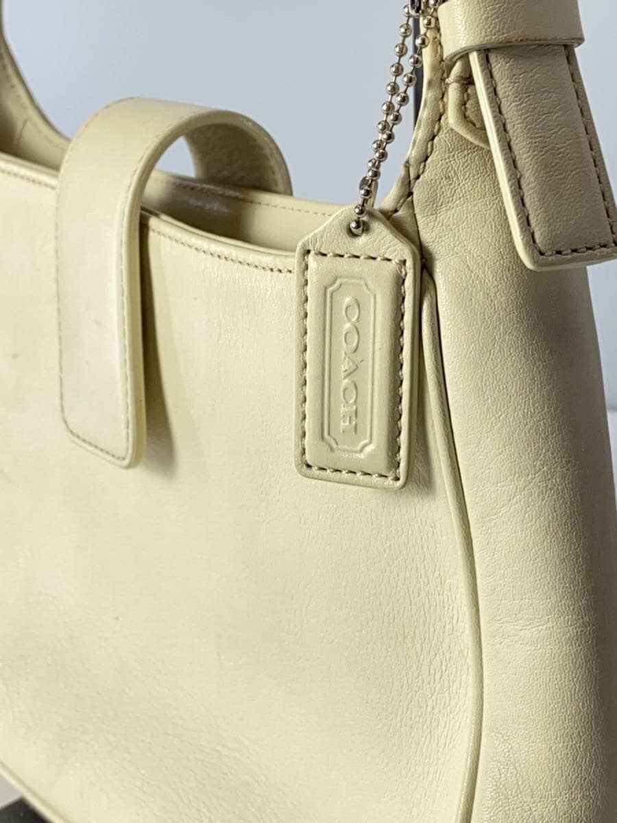 COACH handbag leather CRM plain J0S-7789 7