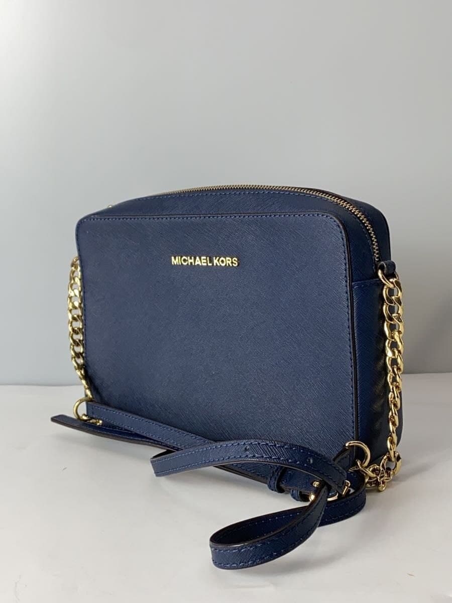 MICHAEL KORS Shoulder Bag PVC Navy Solid PC-1509 2