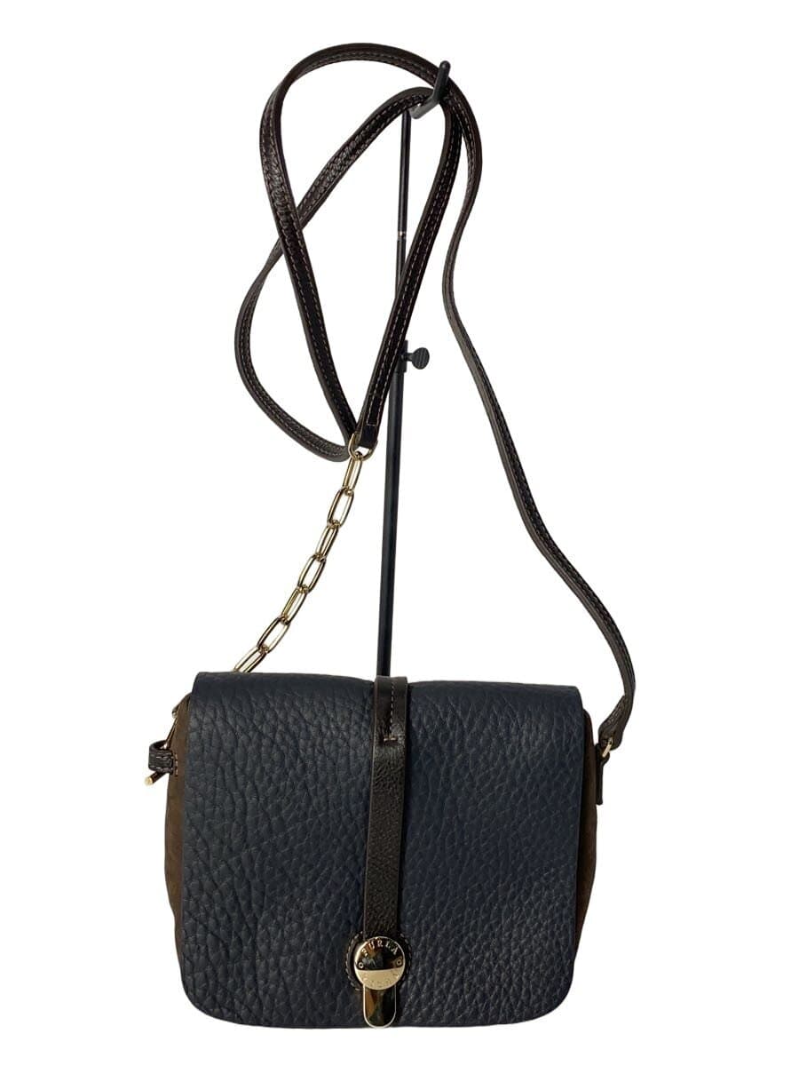 FURLA Shoulder Bag Leather NVY