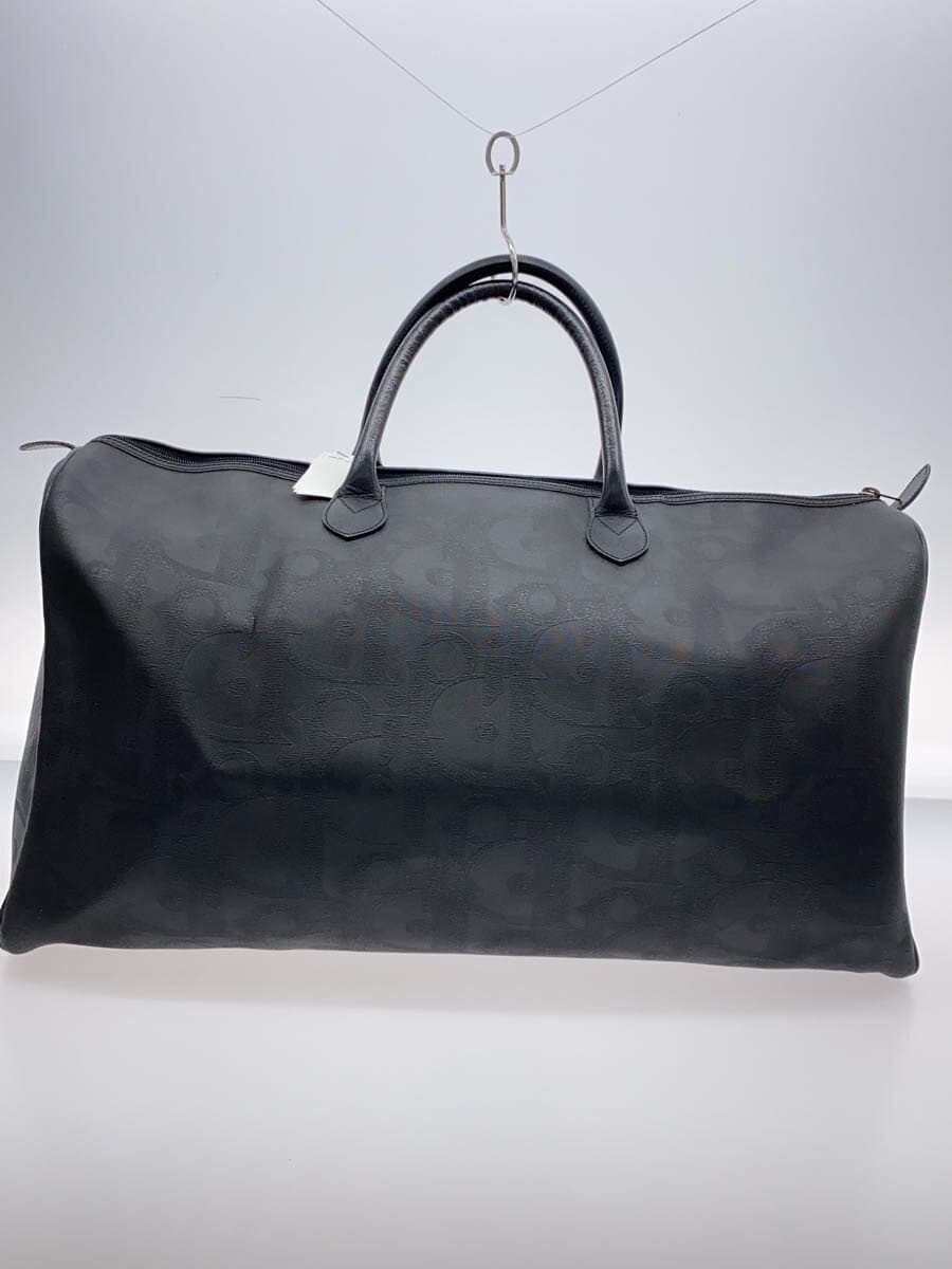 Christian Dior Boston Bag PVC Black All-over pattern 3