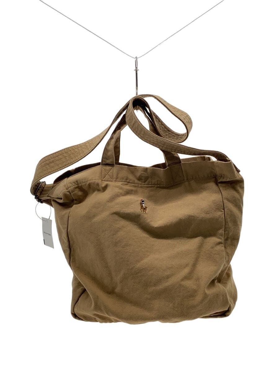 POLO RALPH LAUREN Shoulder Bag Canvas BRW Plain mapobgs0g620217