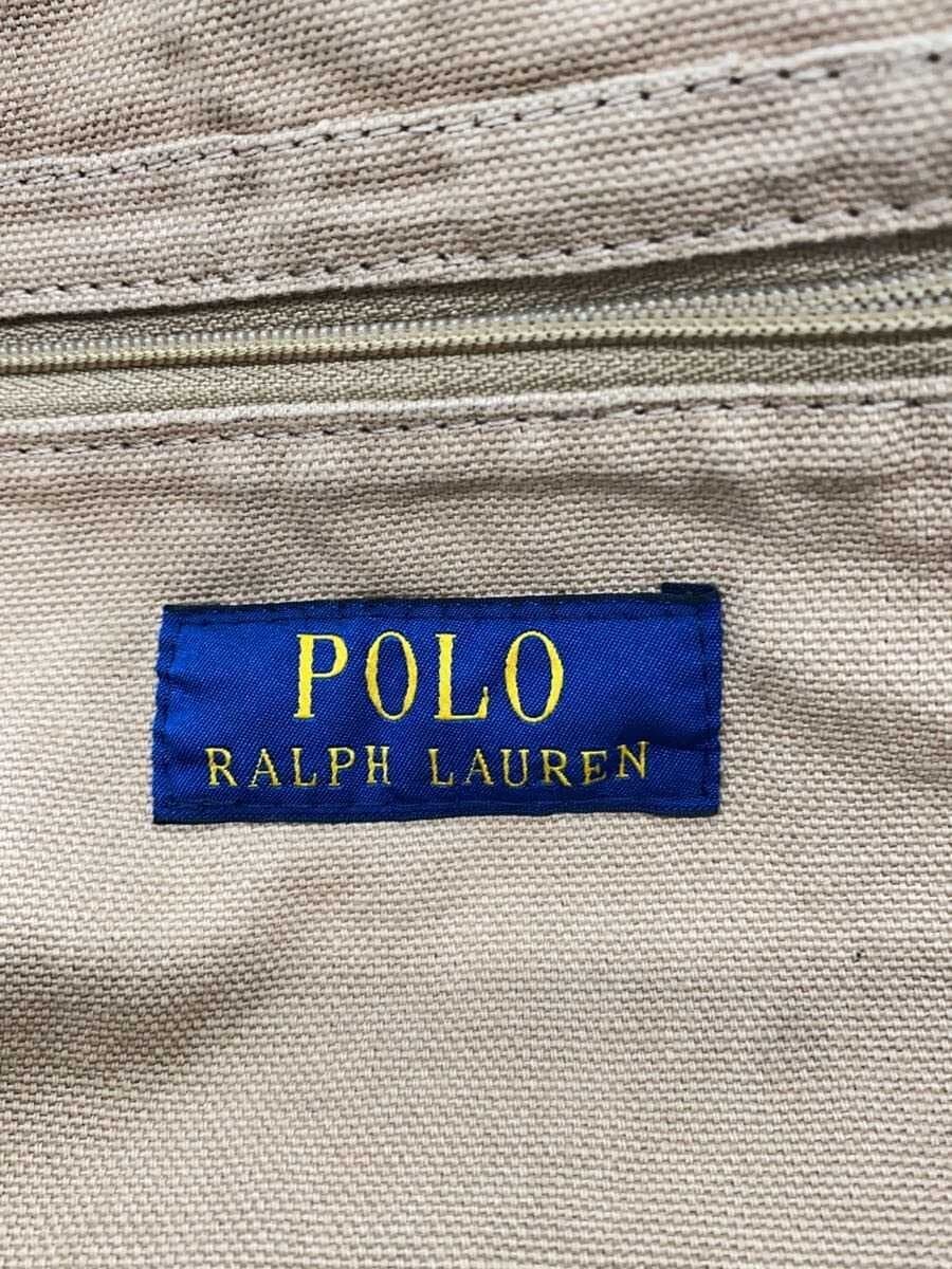POLO RALPH LAUREN Shoulder Bag Canvas BRW Plain mapobgs0g620217 5