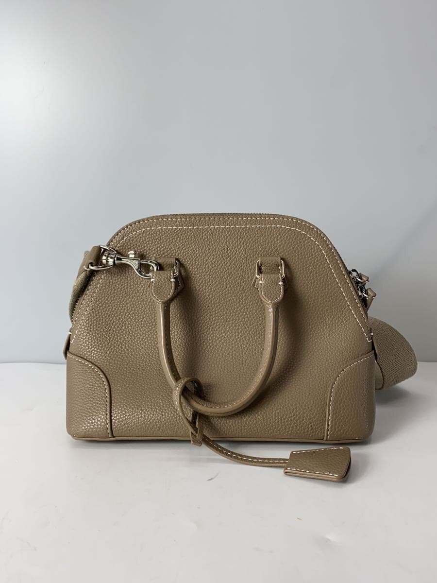 Mila Owen 24 model Wide Shoulder Boston Bag Beige 09WGB249502 Greige 3
