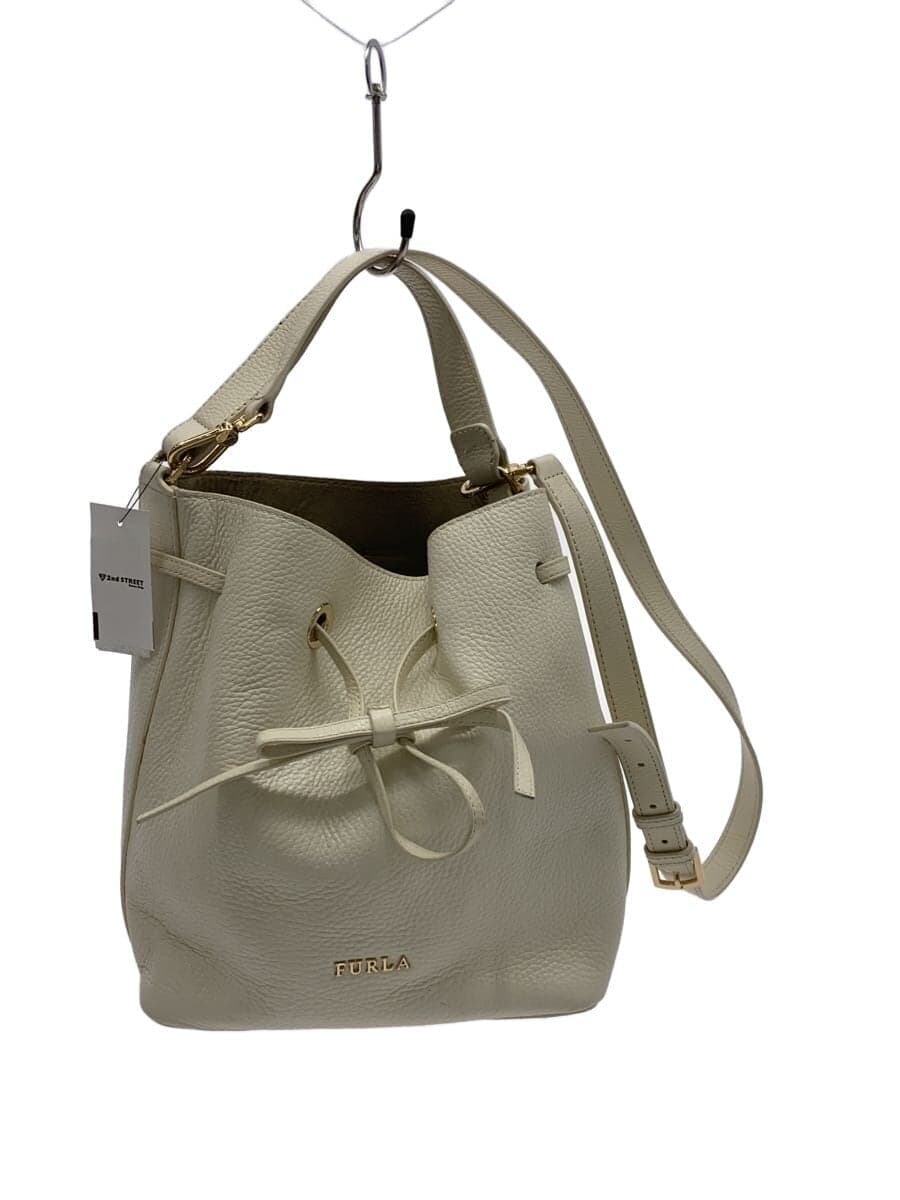 FURLA Drawstring Bag -- WHT