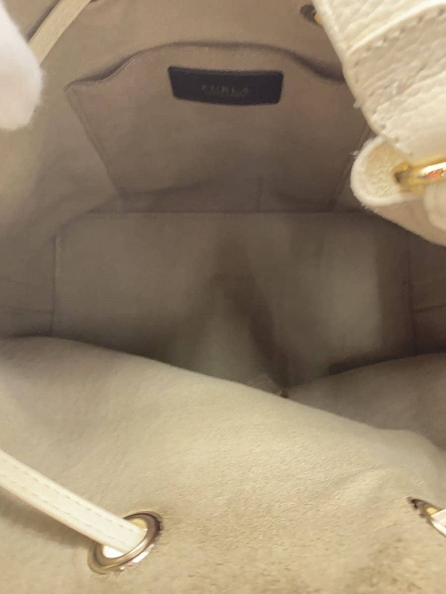 FURLA Drawstring Bag -- WHT 6
