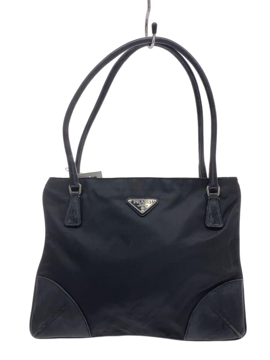 PRADA Tote Bag Nylon Black