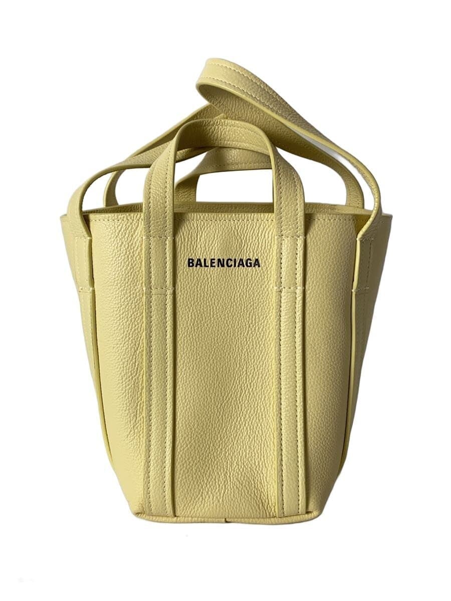 BALENCIAGA EVERYDAY XS NORTH-SOUTH YLW Solid