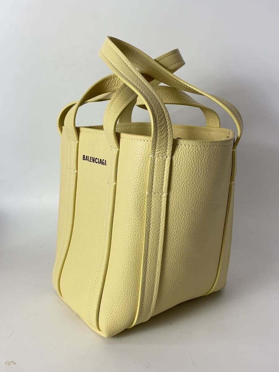BALENCIAGA EVERYDAY XS NORTH-SOUTH YLW Solid 2