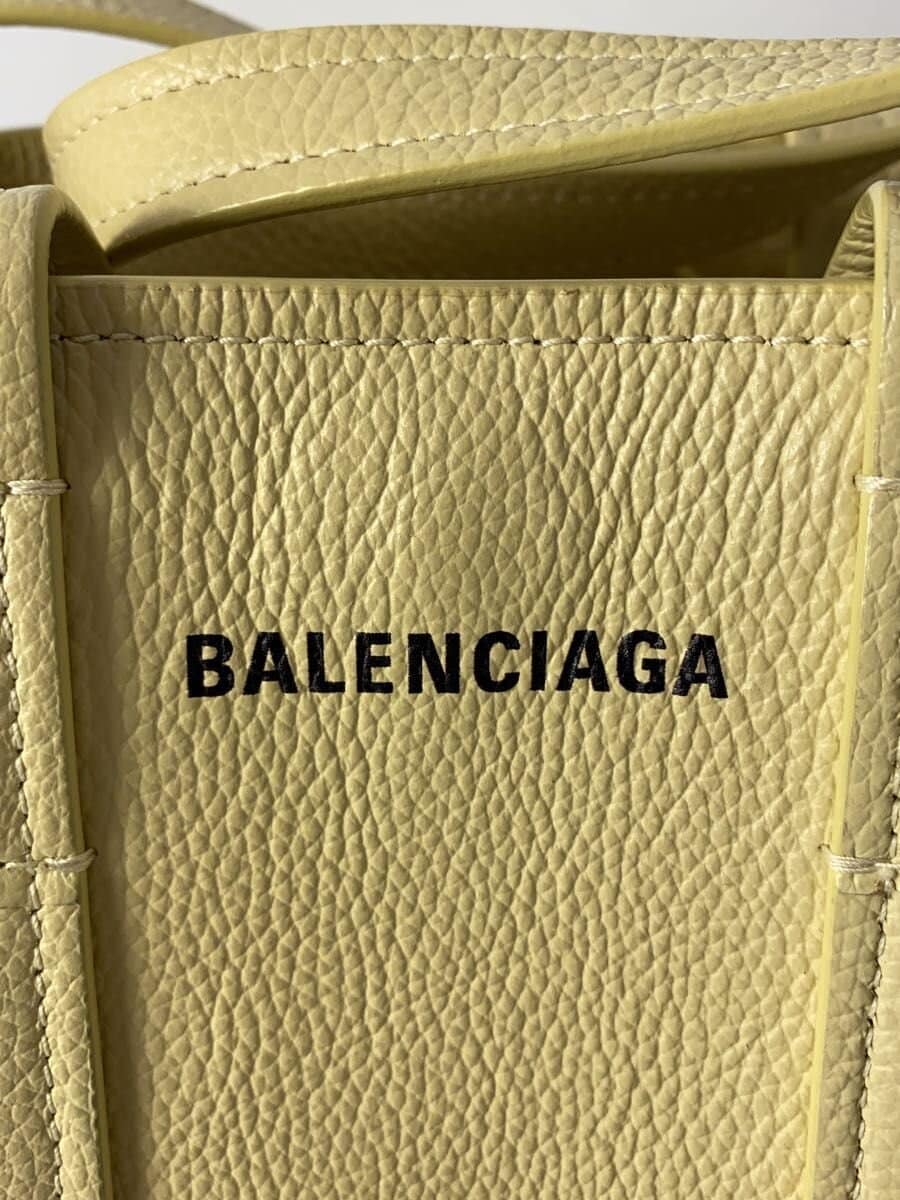 BALENCIAGA EVERYDAY XS NORTH-SOUTH YLW Solid 5