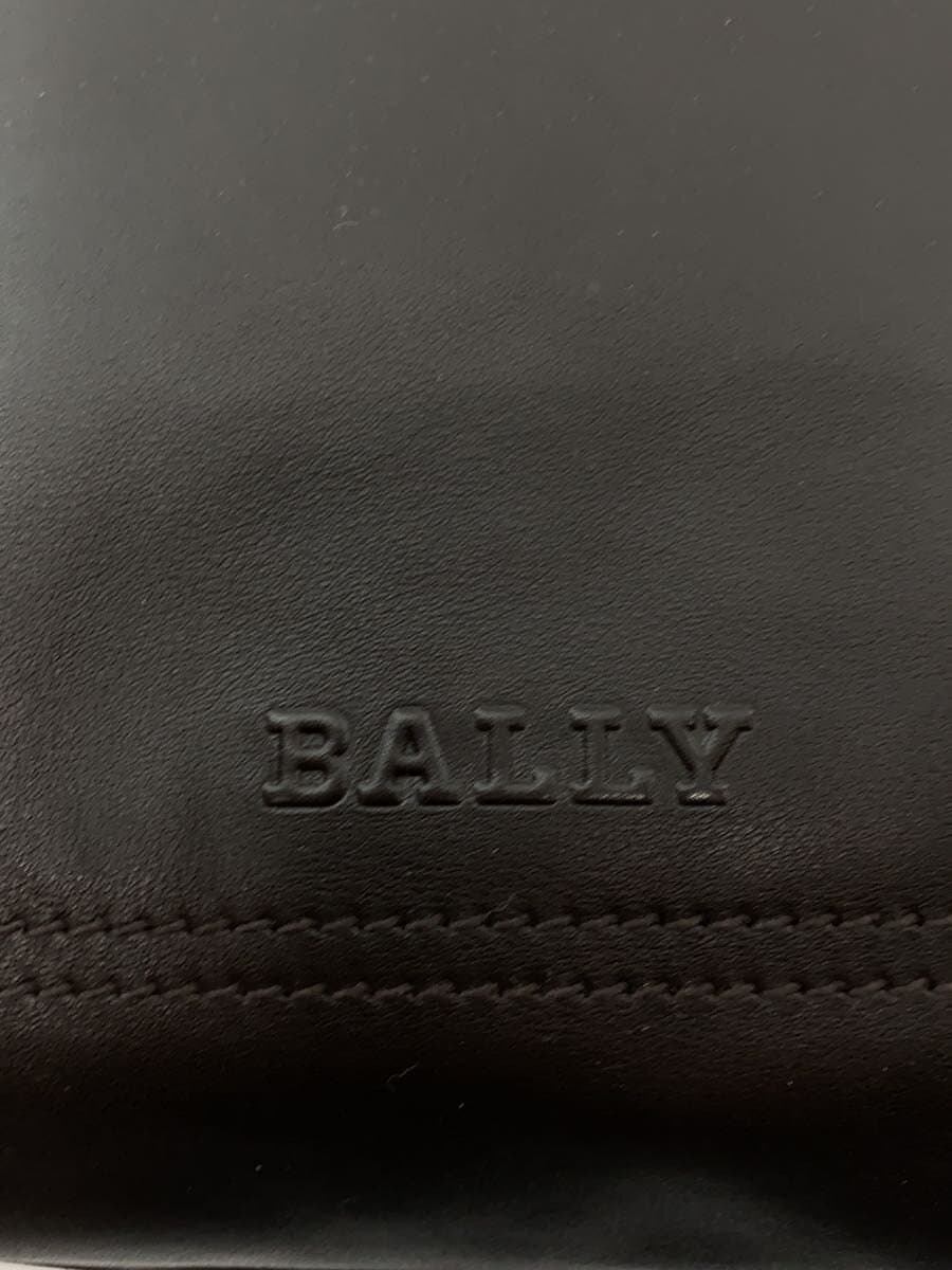 BALLY shoulder bag leather BRW plain 2-way 5