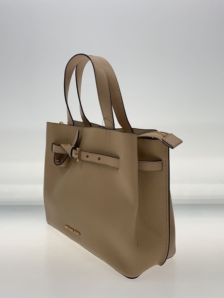 MICHAEL KORS Handbag Leather CRM Solid NB-2101 2