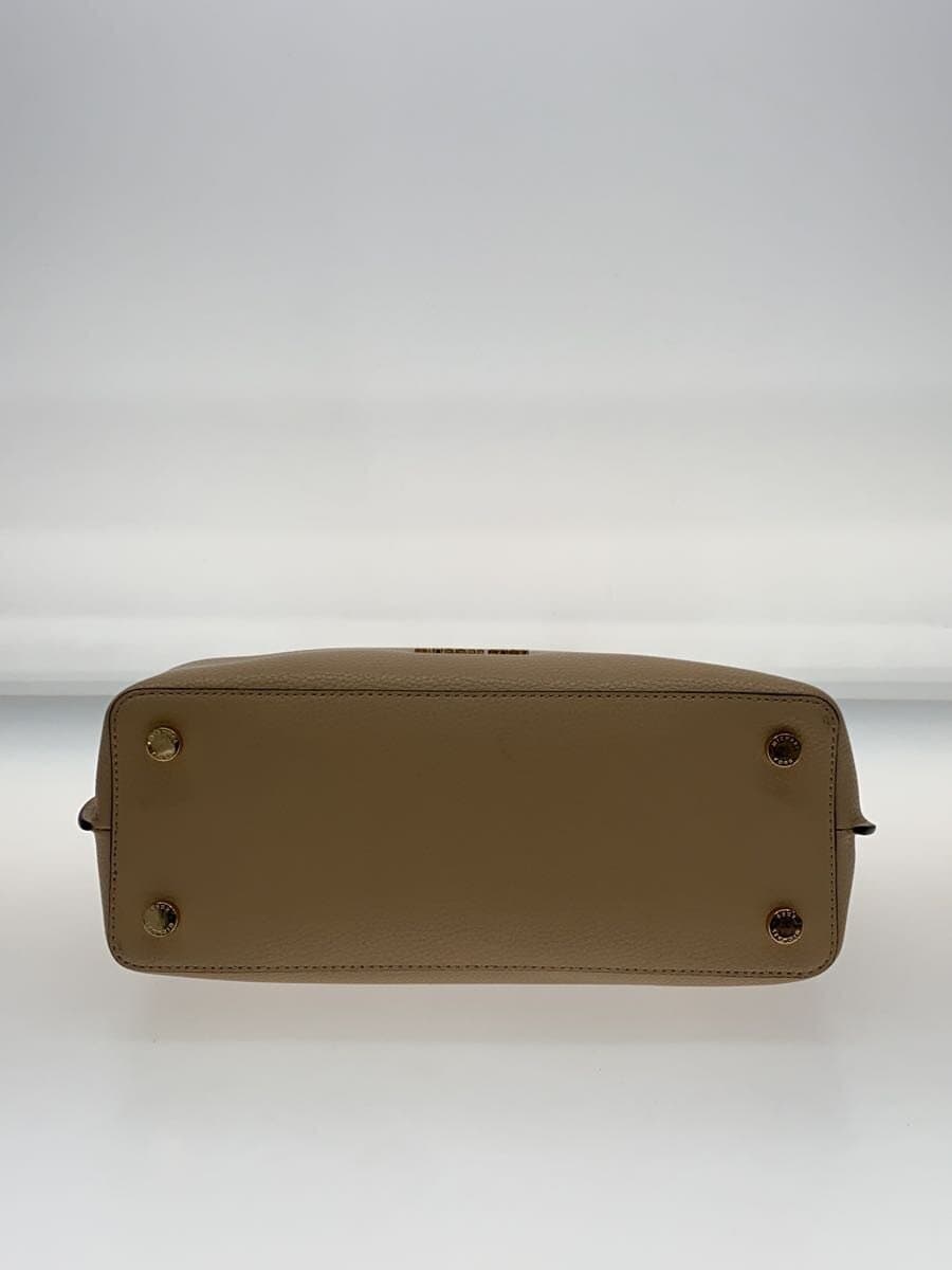 MICHAEL KORS Handbag Leather CRM Solid NB-2101 4