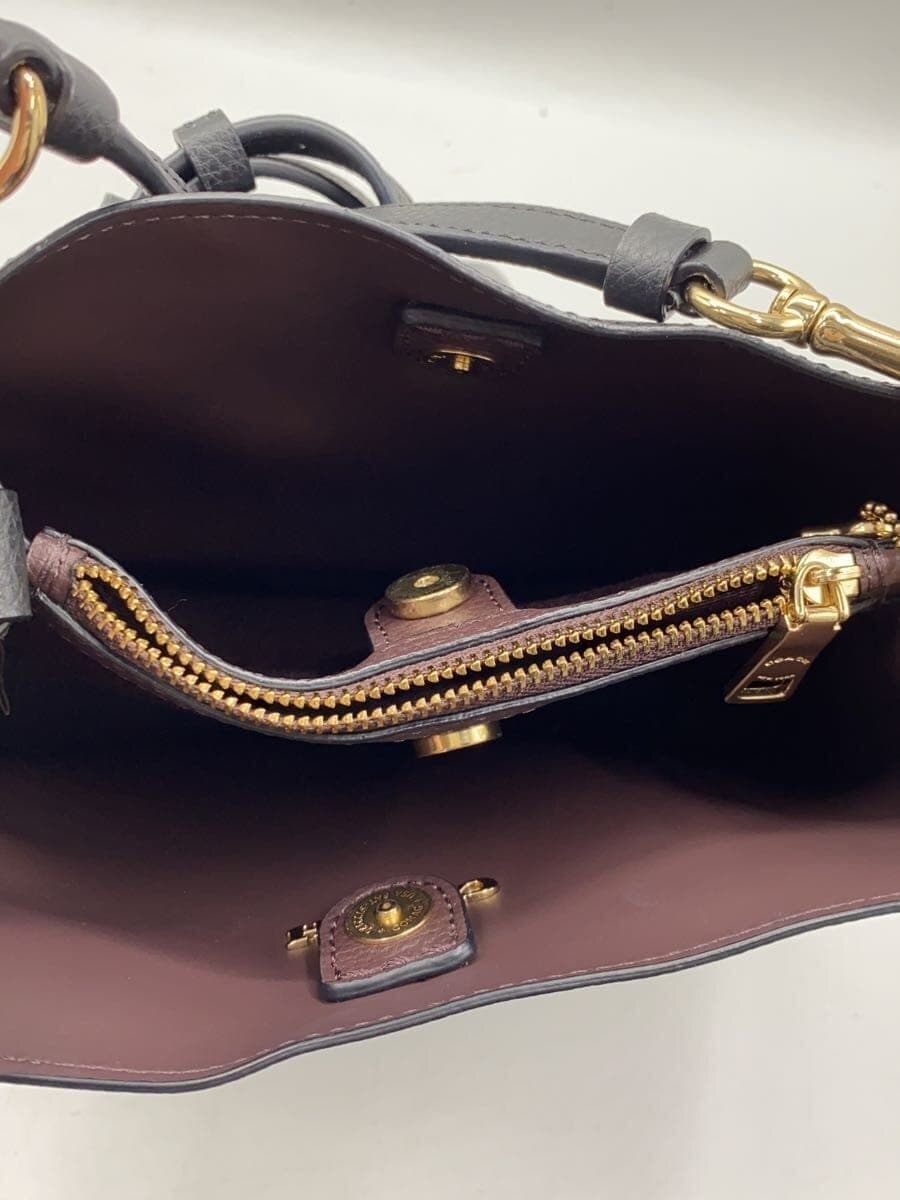 COACH Small Town Bucket Bag_Black Leather BLK 6